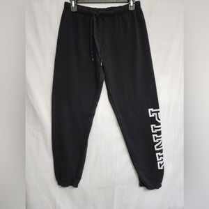 Victoria secret Pink sweatpants black size small